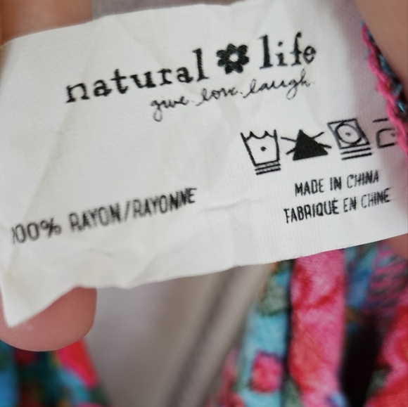 Natural Life Open Back Floral Mini Dress - Picture 11 of 11